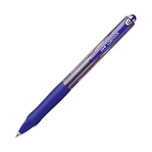 UNIBALL Navulbare balpen medium punt intrekbare blauwe inktcilinder met LAKNOCK grip productfoto image1 L