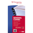 PERGAMY Doos met 50 plastic ringkammen 28mm Zwart 900092 productfoto image1 S