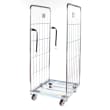 Roll conteneur 4 cotes avec porte battante 500 kg 810x720x1800 mm photo du produit image1 S