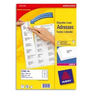Etiquettes spéciales timbres AVERY photo du produit