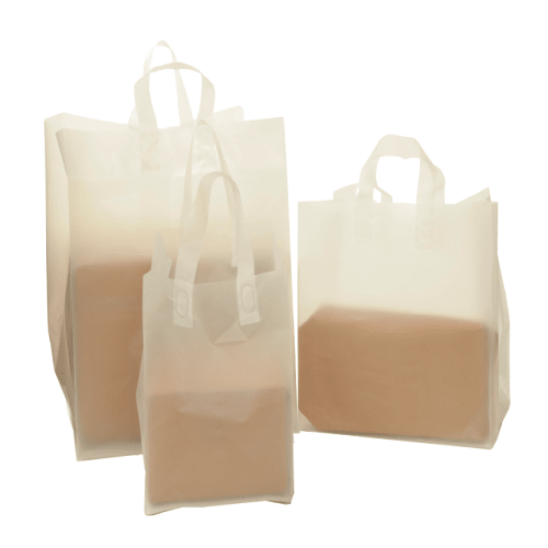 25 plastic zakken met platte bodem 370+170/170x400mm productfoto image1 L