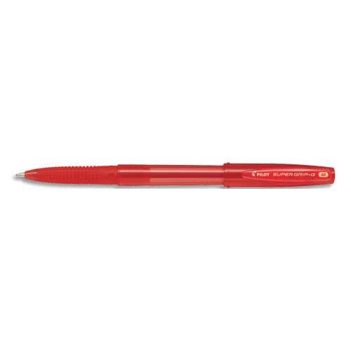 PILOT Stylo bille SUPER GRIP G pointe moyenne encore rouge