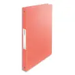 ESSELTE Classeur 4 anneaux ronds Colour Ice dos de 2,5 cm, en polypropylène 5/10ème. Coloris pêche photo du produit image1 S