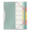 ESSELTE Trieur Colour Ice 6 compartiments, en polypropylène 6/10ème. Coloris assortis photo du produit image1 S