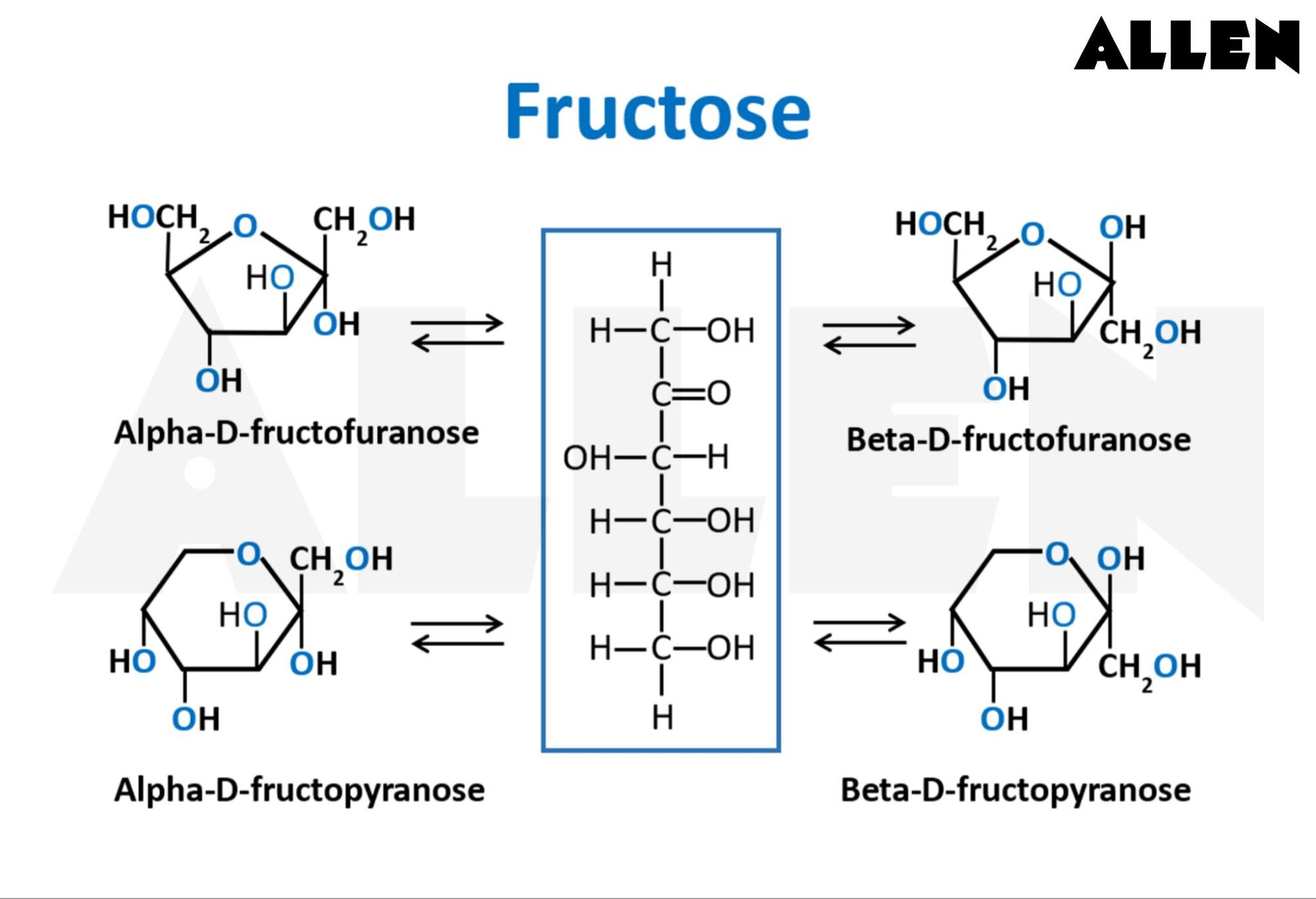 Fructose structure