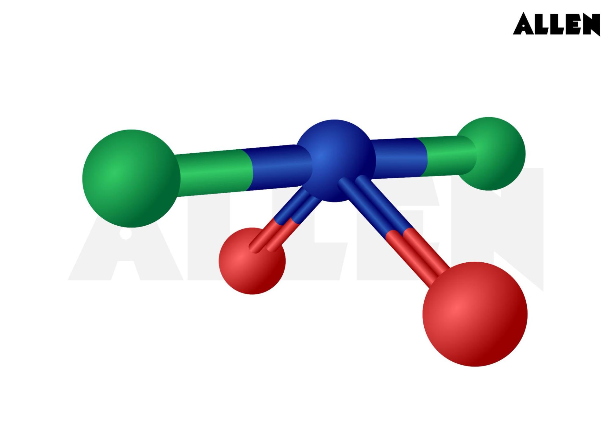 molecular geometry of XeO2F2