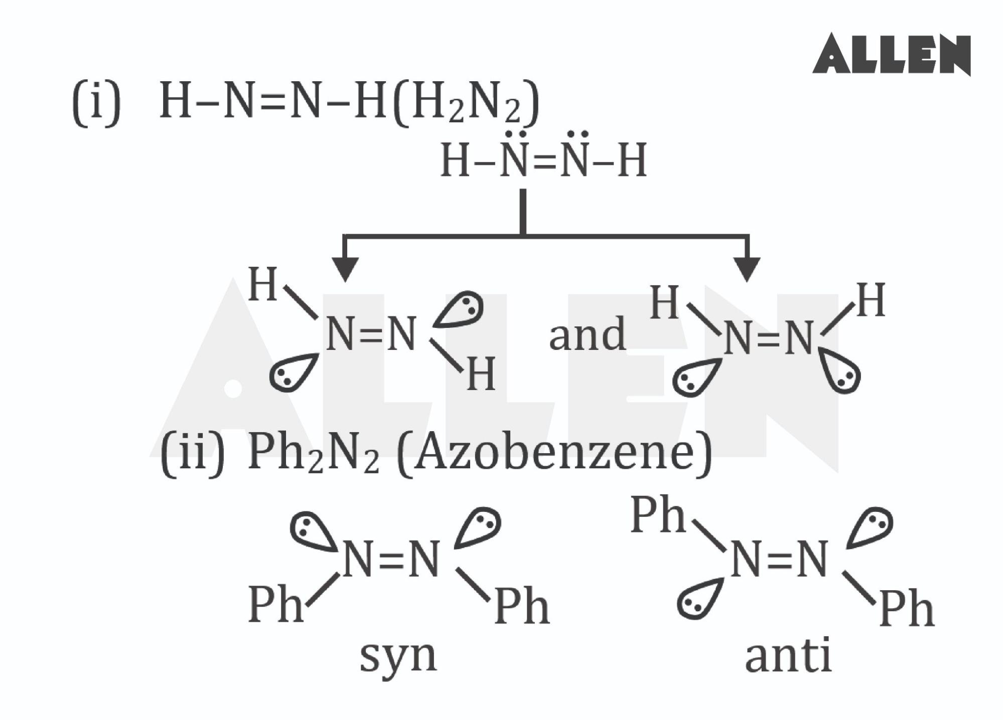 Geometrical isomerism in azo compounds