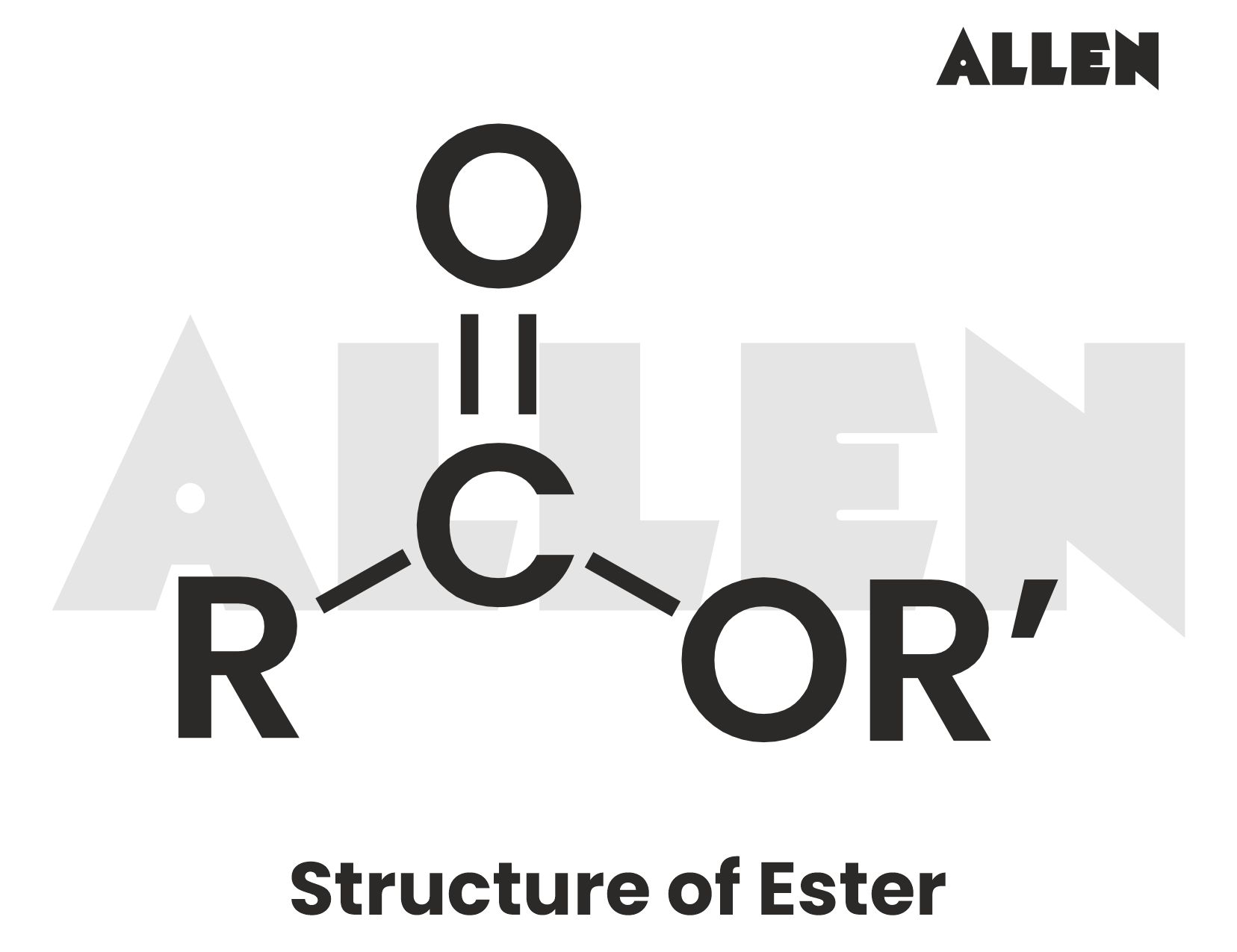 Structure of Ester