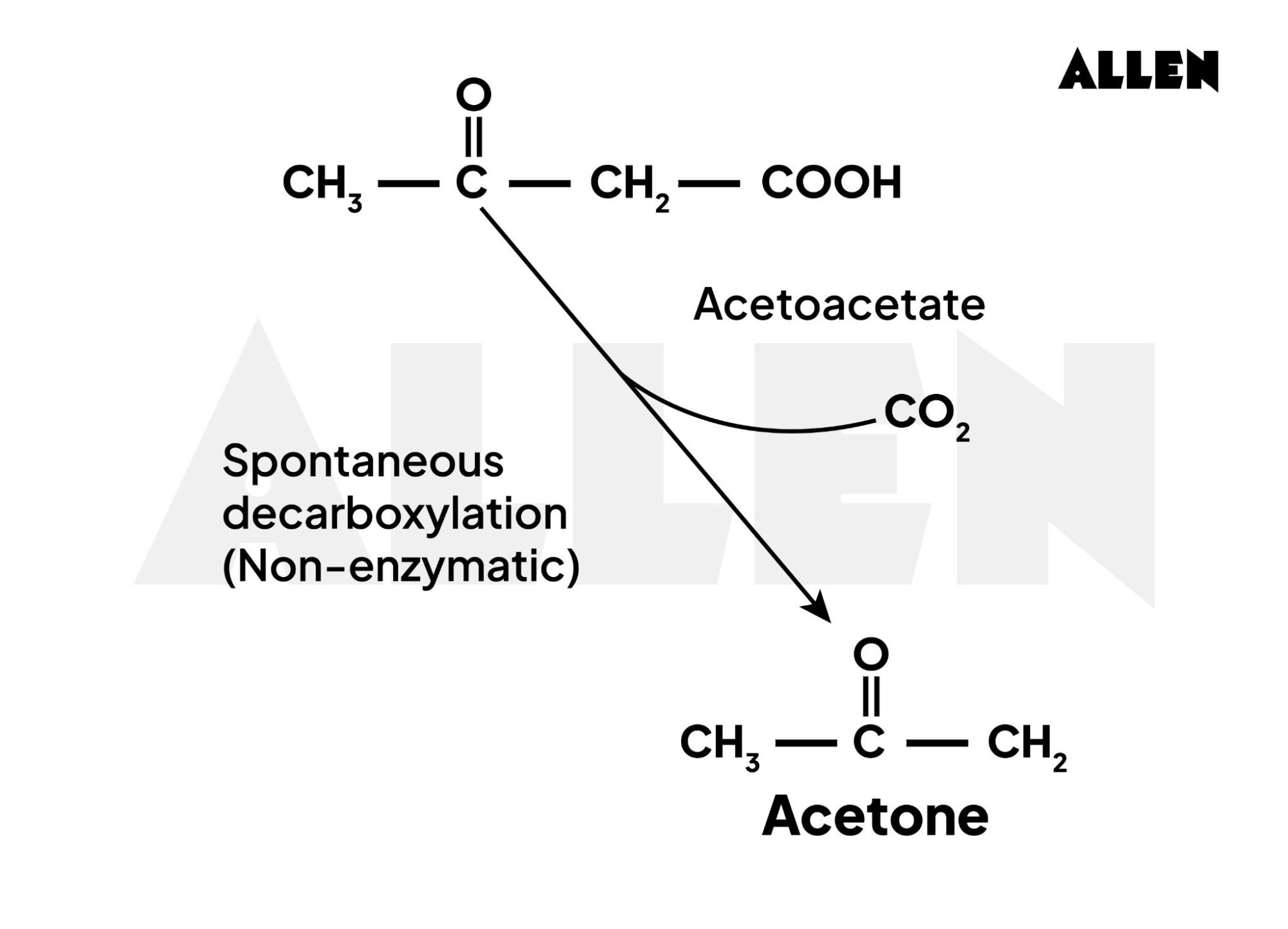 Formation of Acetone