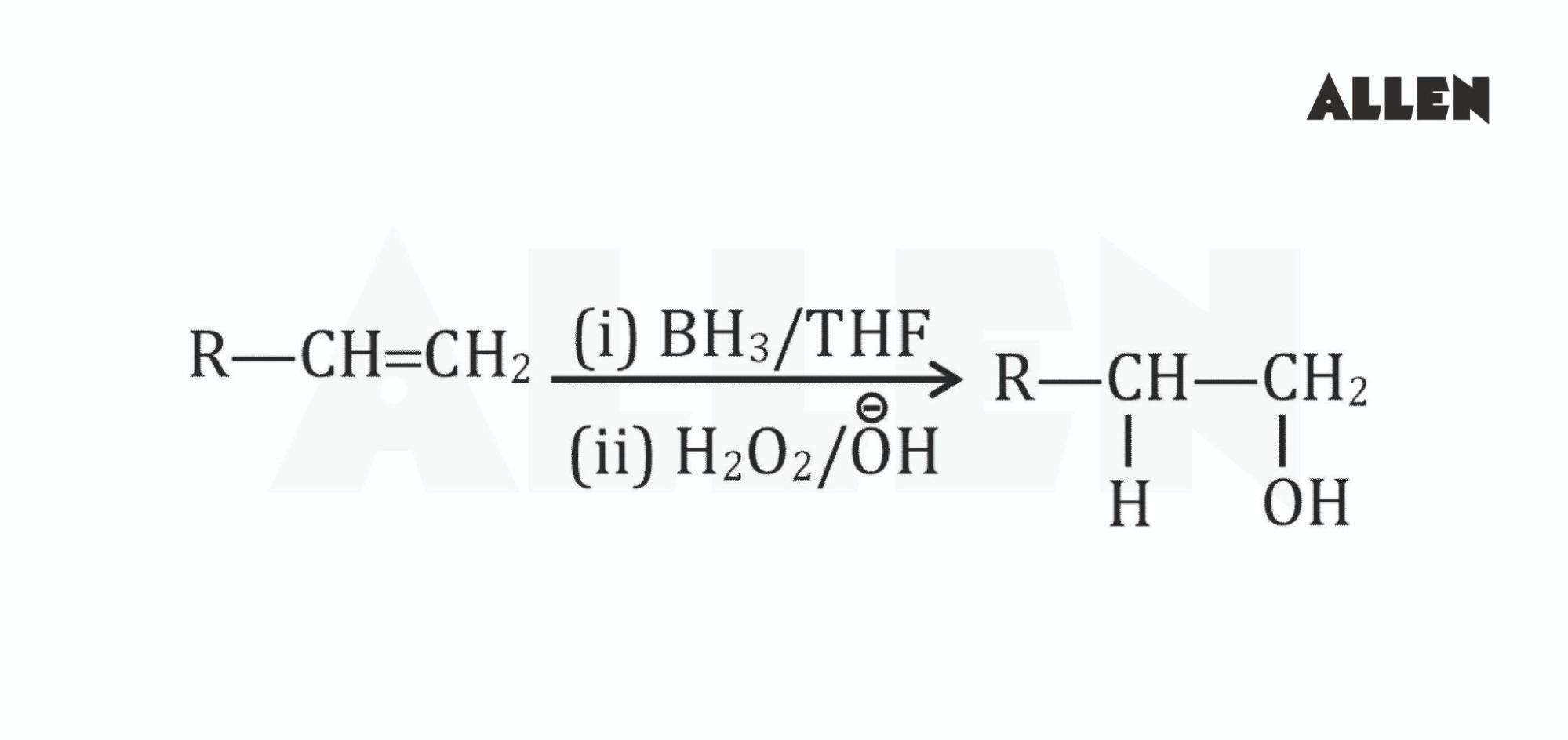 hydroboration oxidation