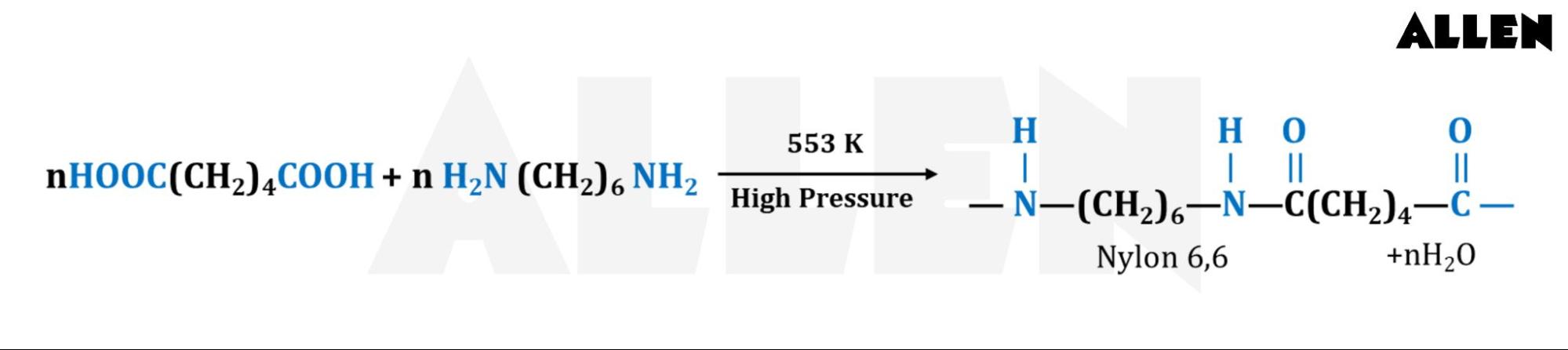 Step-Growth or Condensation Polymerization reaction