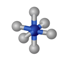 Octahedral Geometry having sp3d2 hybridization