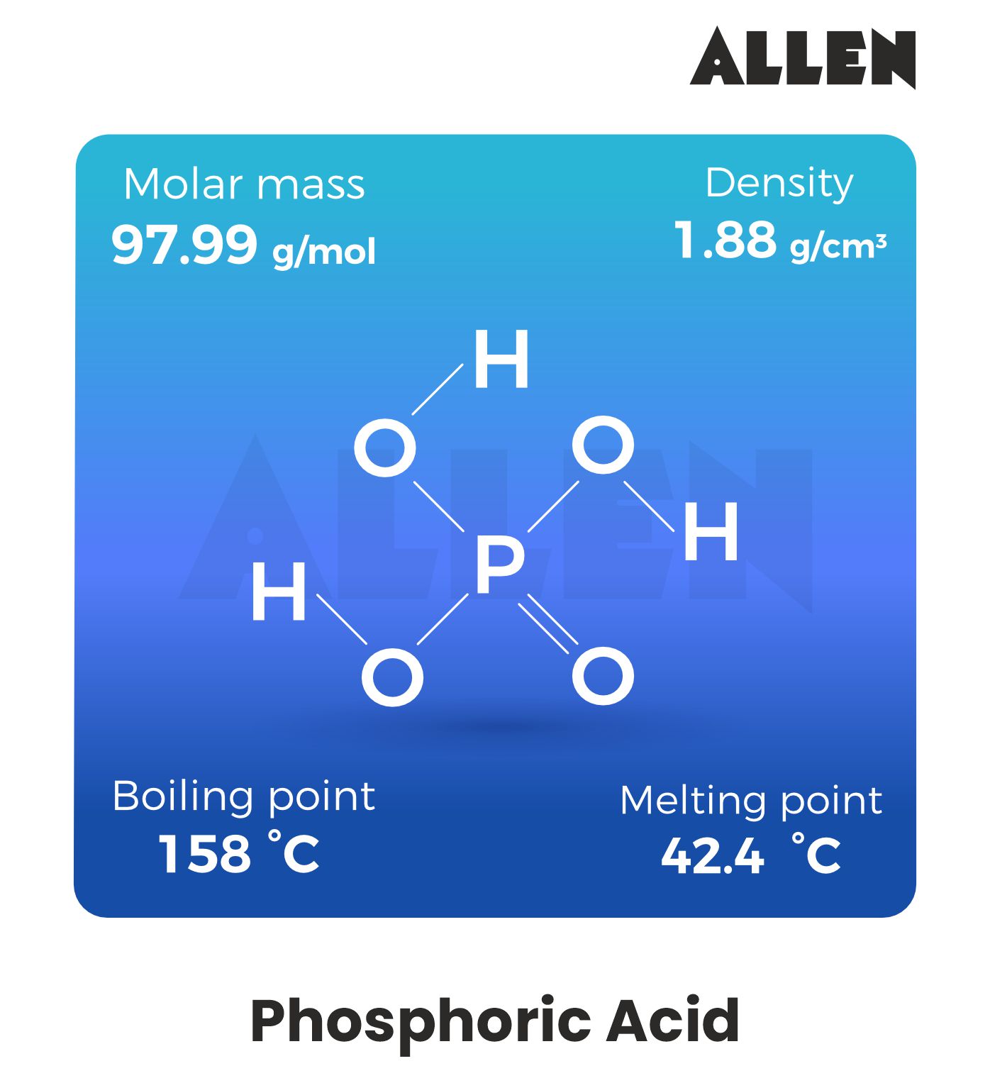 Properties of phosphoric acid