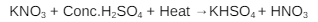 Equation of nitric acid production