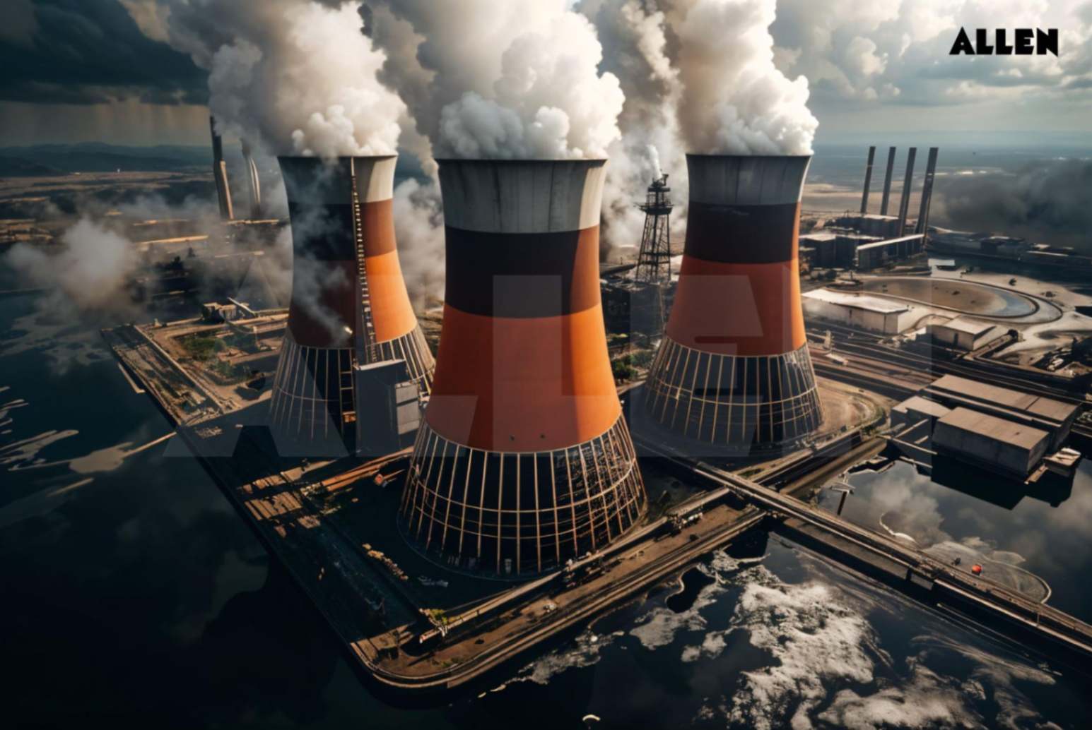 Industrial process causing global warming