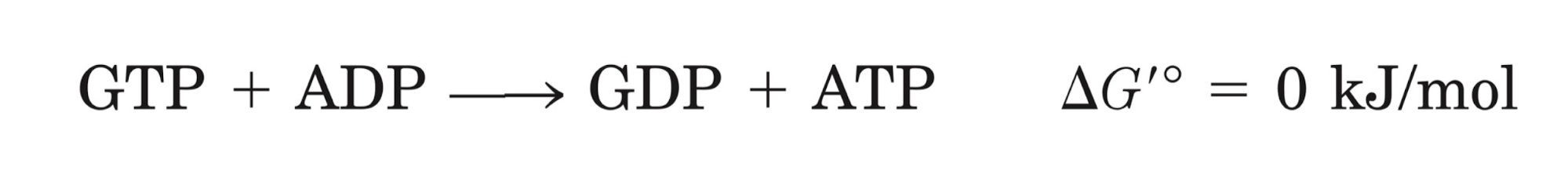 GDP and ATP production