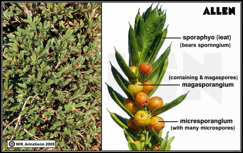 Sporangia in Heterosporous Pteridophytes