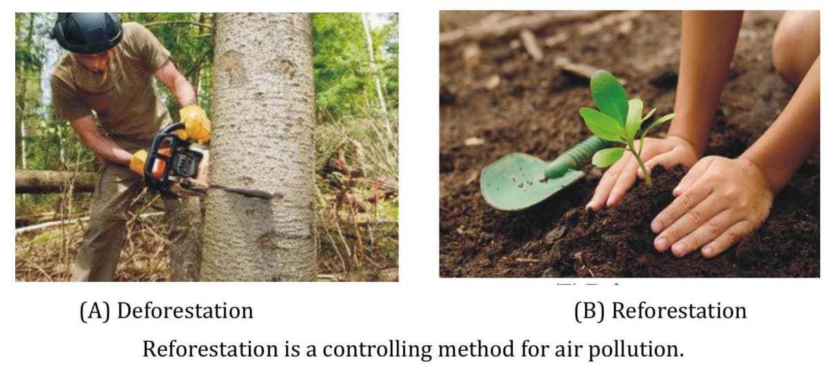 Controlling methods for air pollution