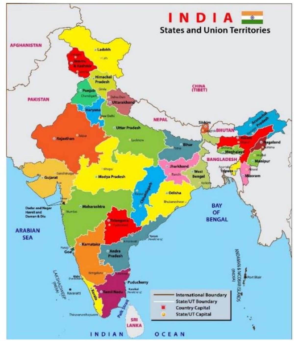 India Political maps