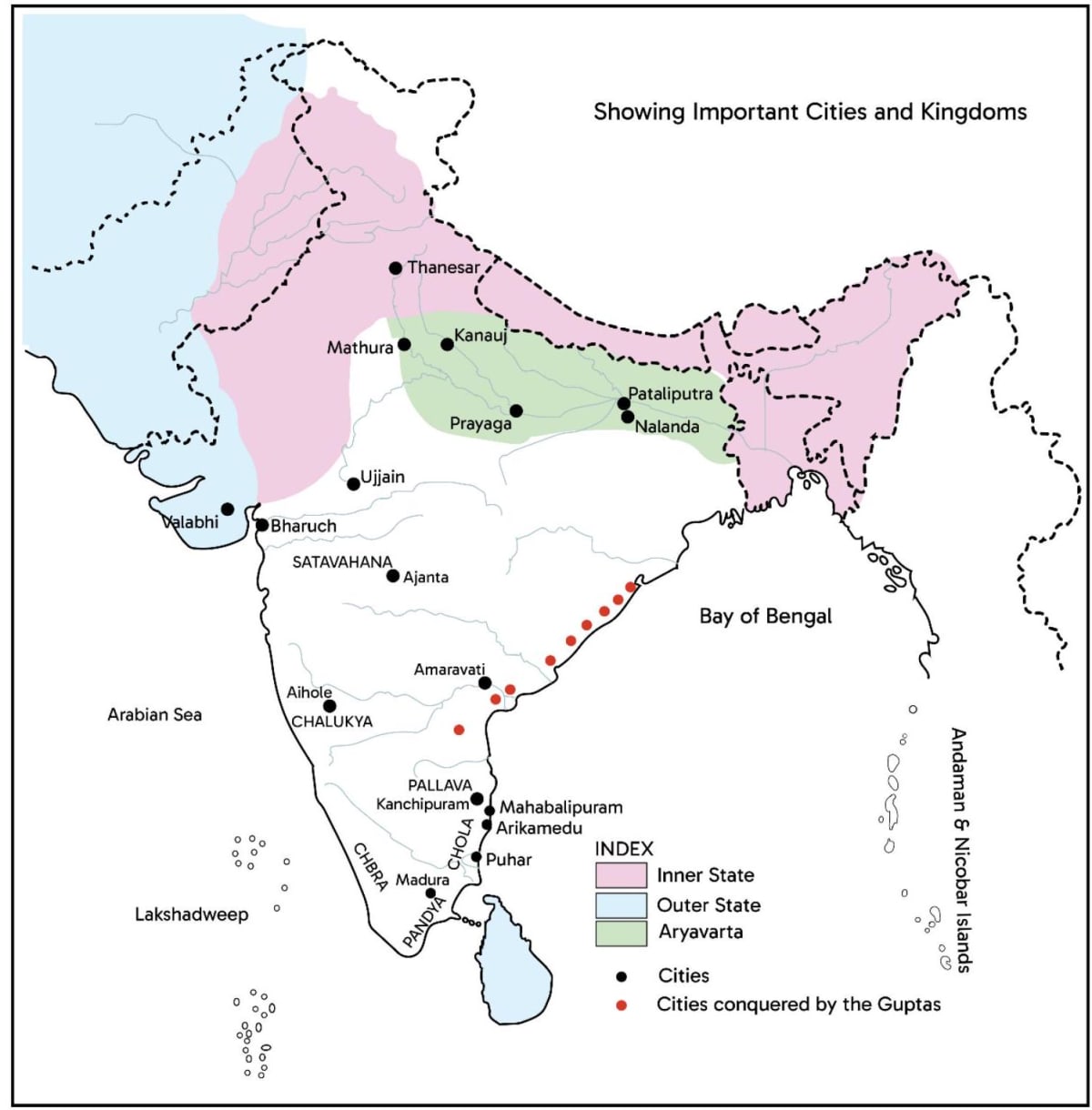 Indhu Samuthram Map.pdf New Empires and Kingdoms | Social Science
