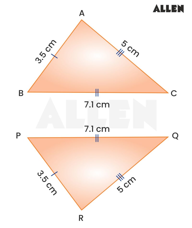 SSS Congruence Rule