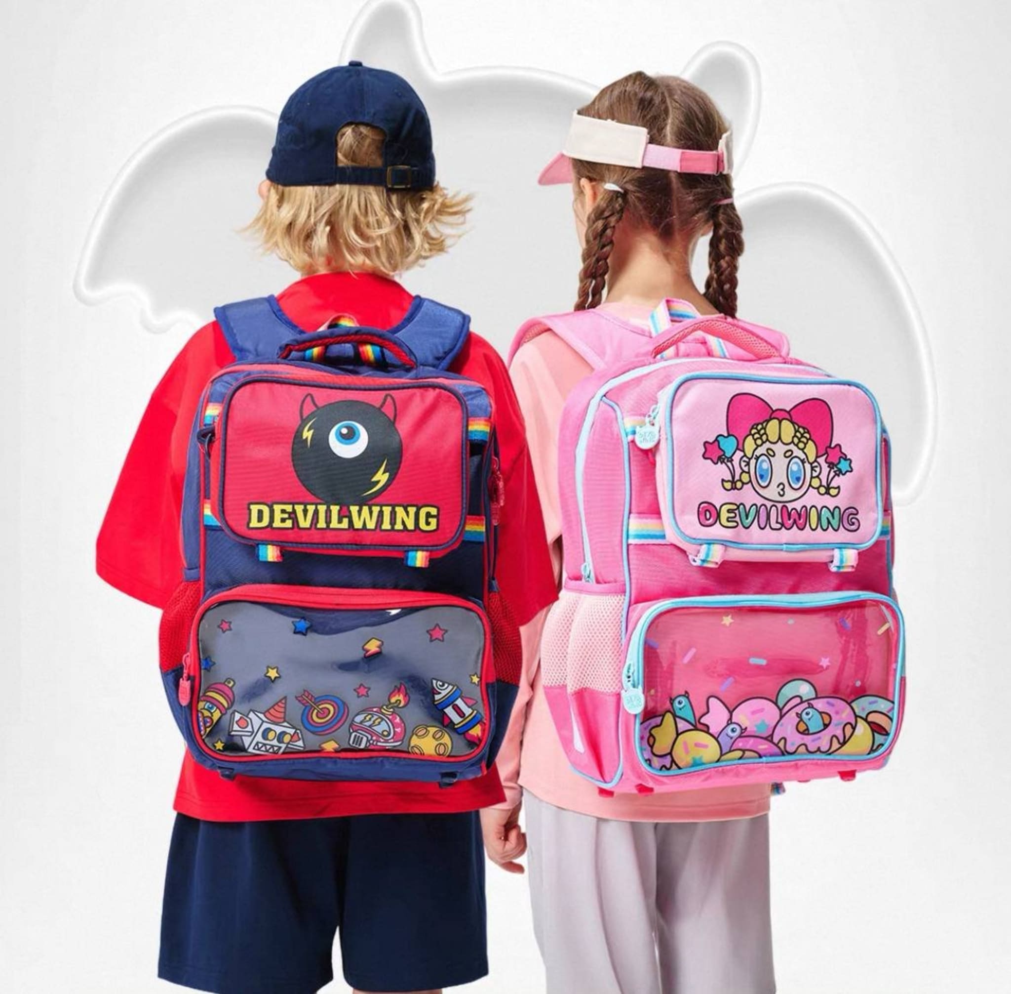 Детский рюкзак Devilwing с защитой спины, 27 см