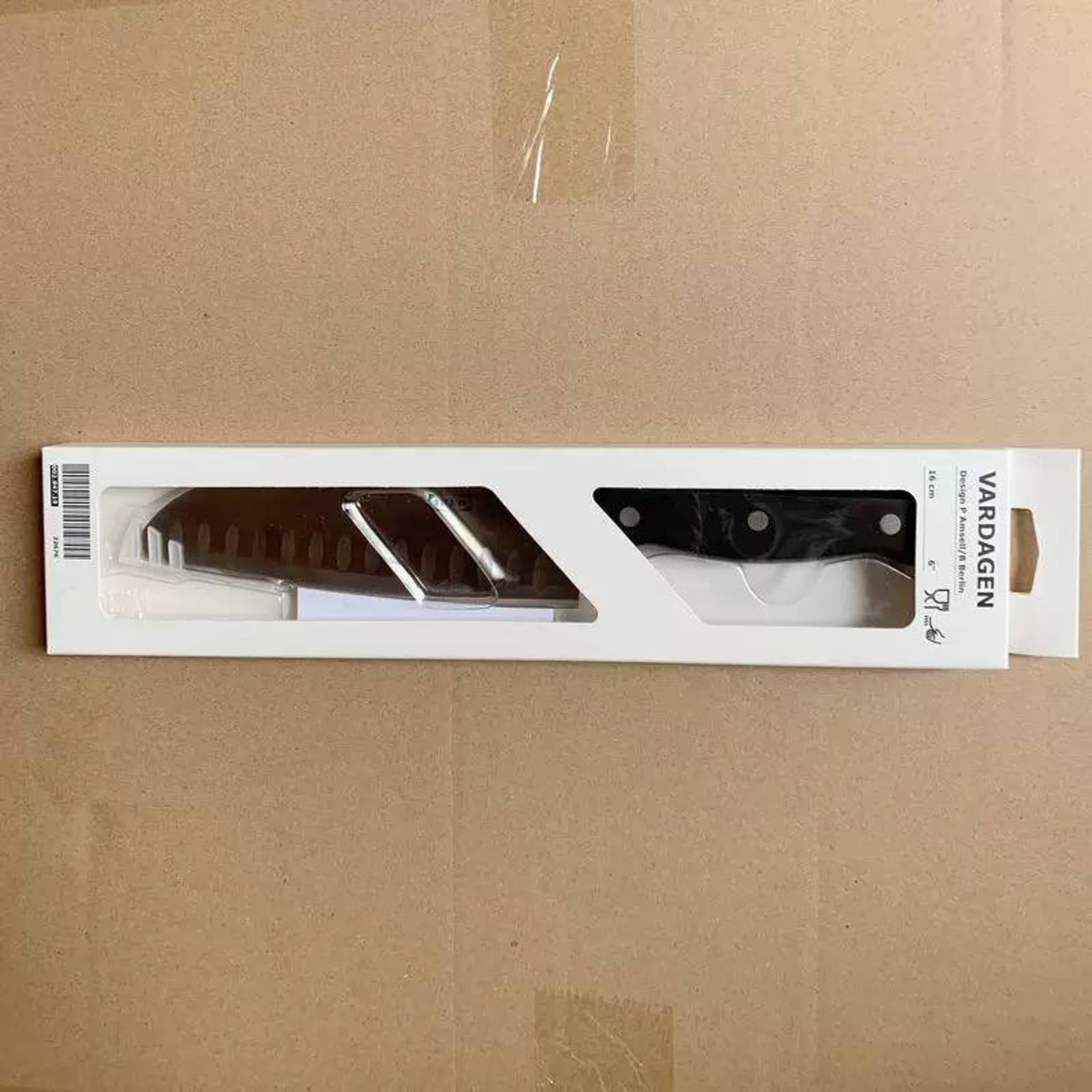 Ножи IKEA VARDAGEN овощной 16 см с выемками