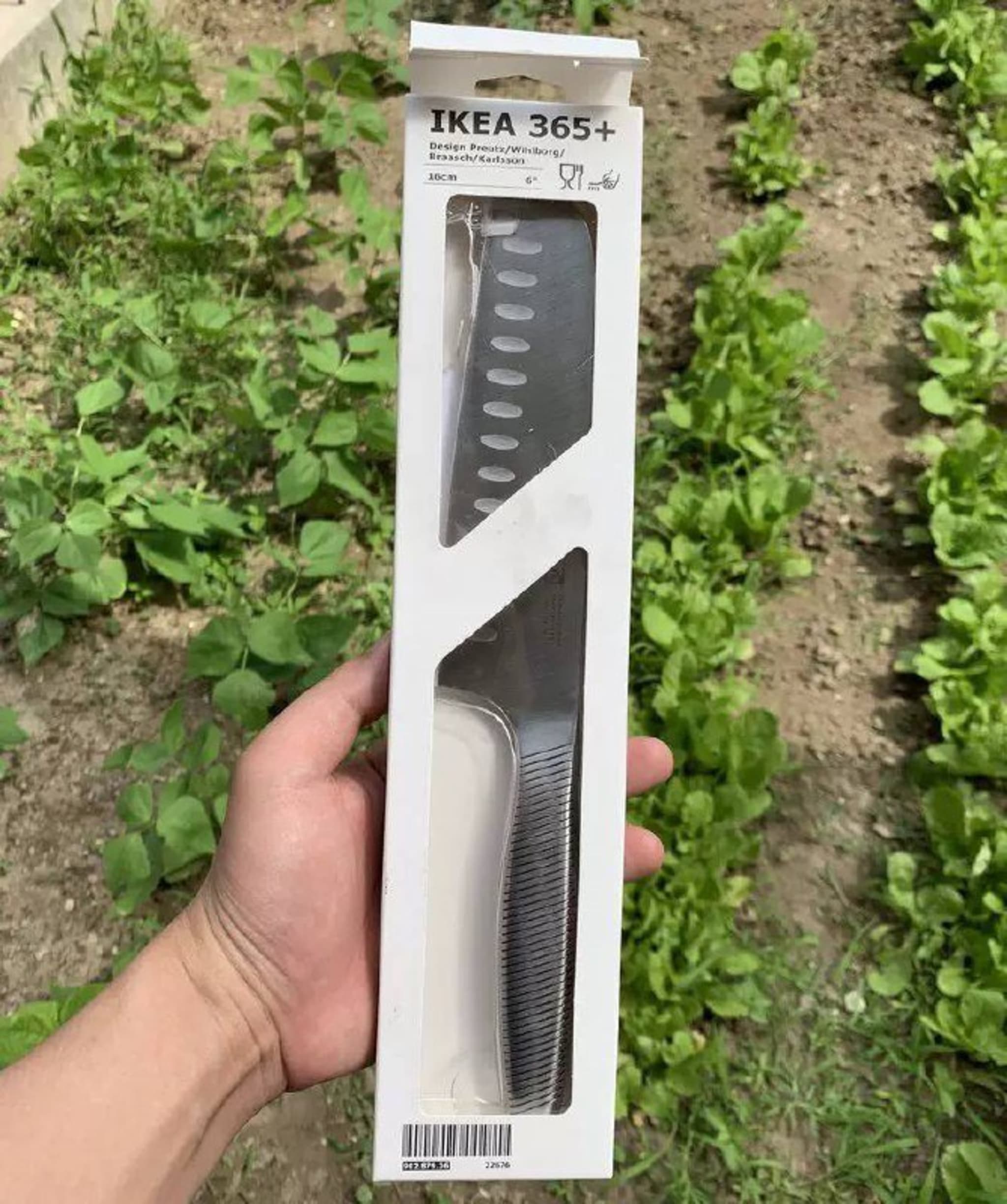 Нож IKEA 365+ с лезвием 16 см и антипригарной канавкой