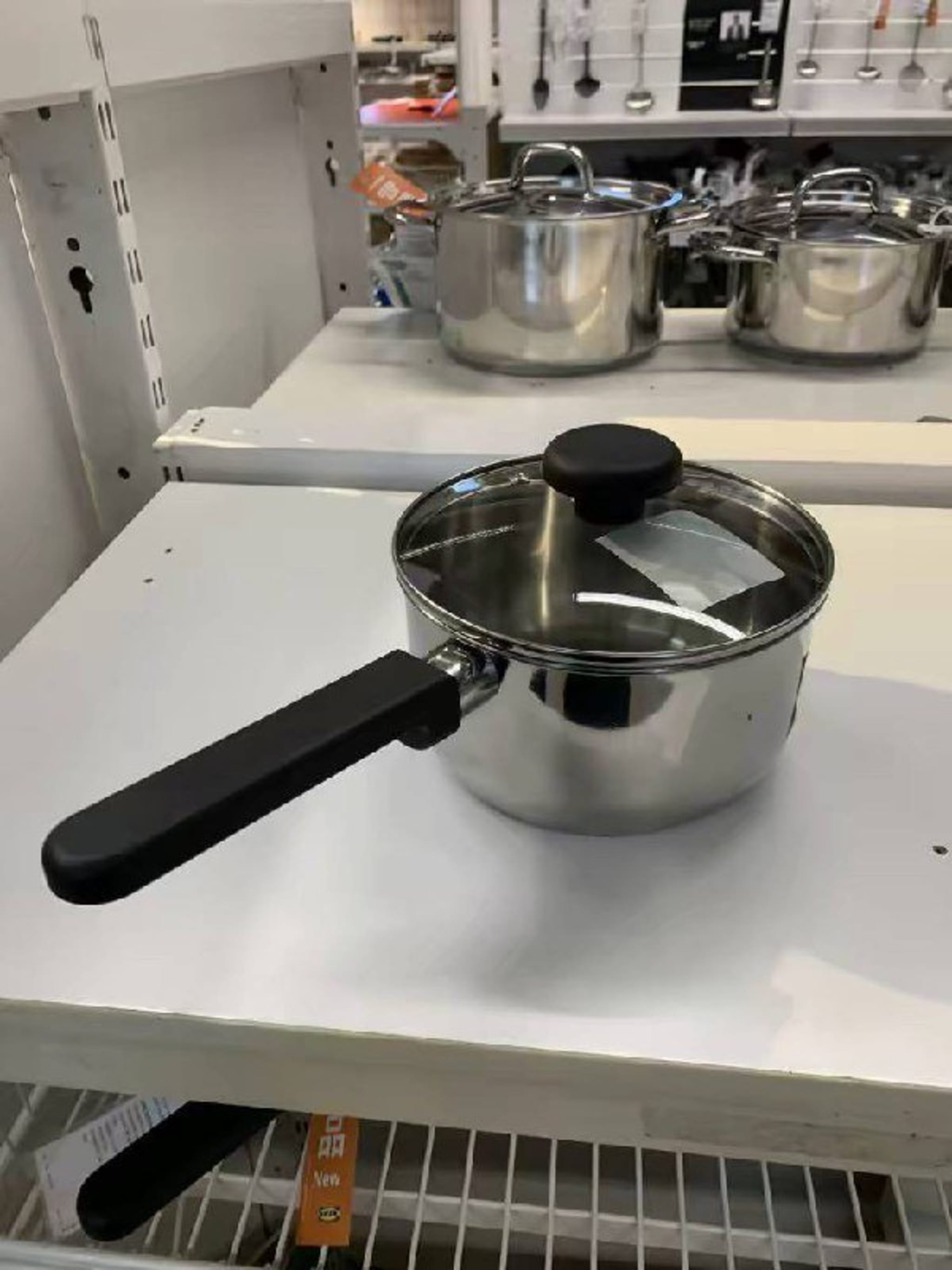 Кастрюля IKEA Мидас 2л 18см из нержавеющей стали с крышкой