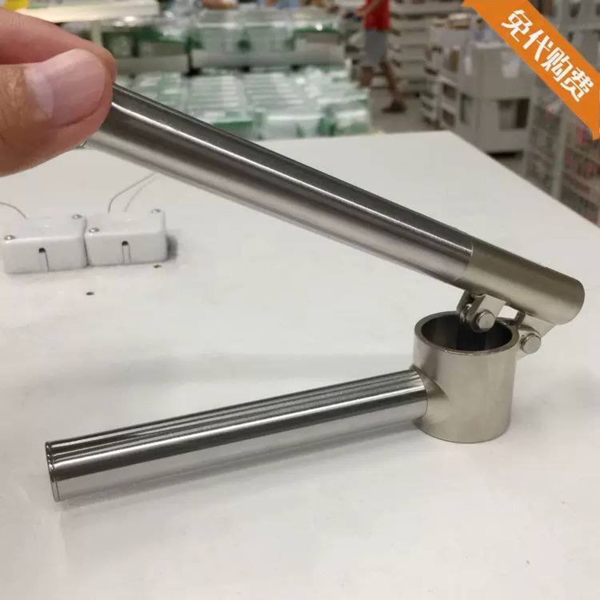 Пресс для чеснока IKEA, нержавеющая сталь, 16 см