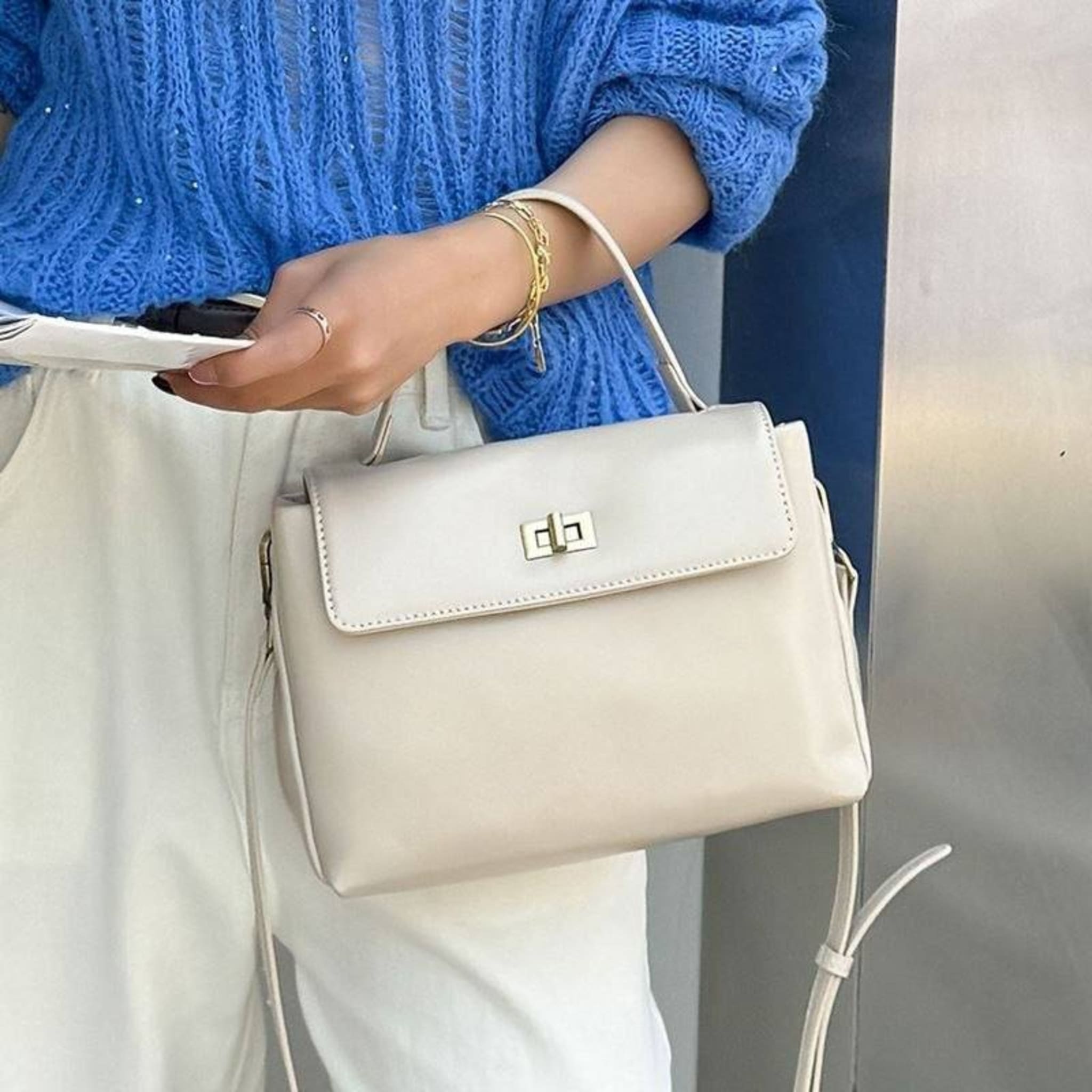 Женская сумка из натуральной кожи, конверт, молния