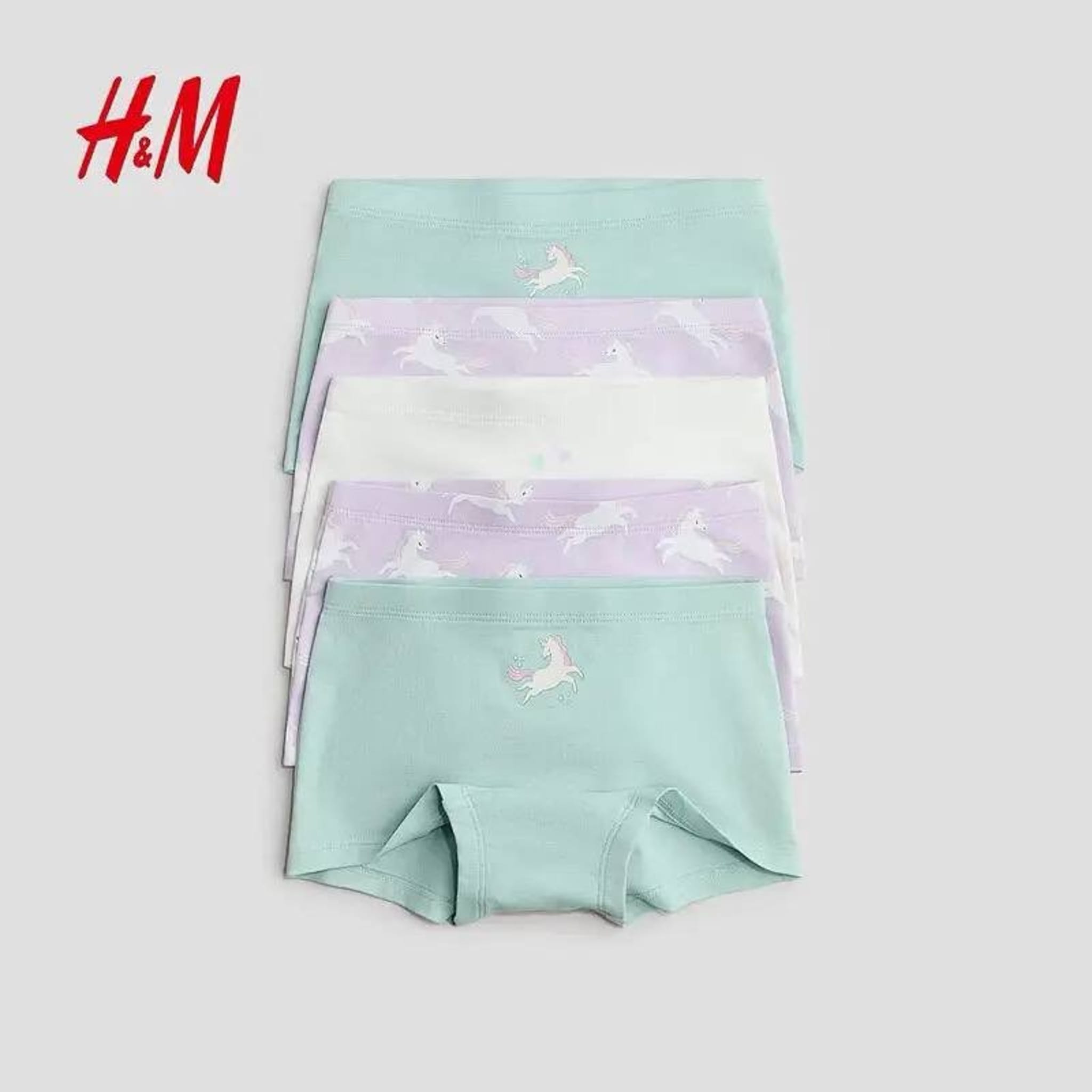 Комплект детских трусиков H&M 5 шт. хлопок