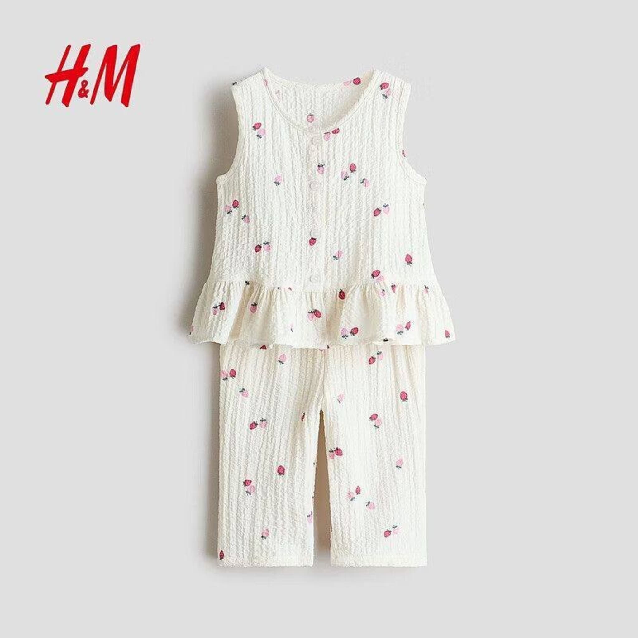 Детский комплект H&M с цветочным принтом, 2026