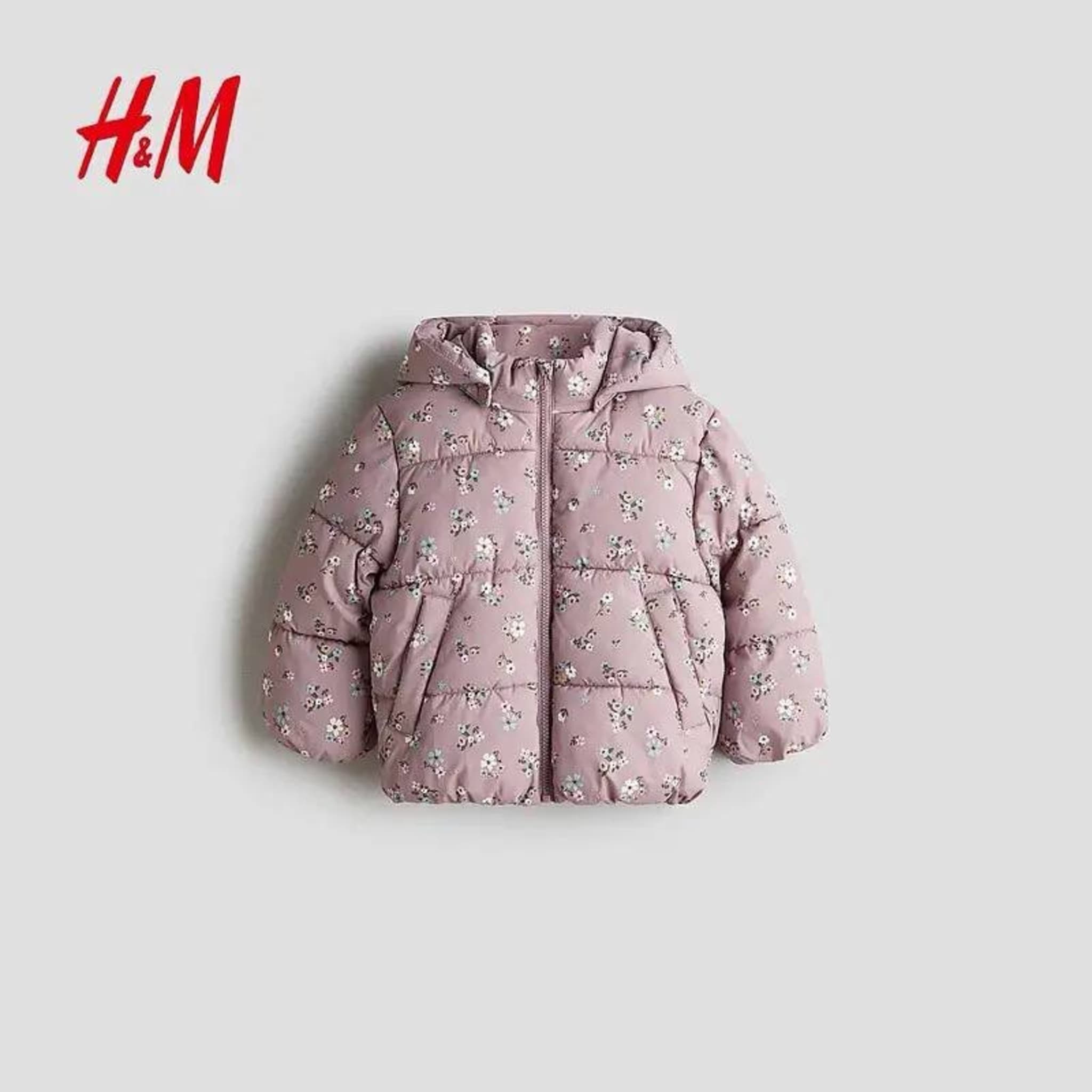 Детская куртка H&M с капюшоном и водоотталкивающей пропиткой