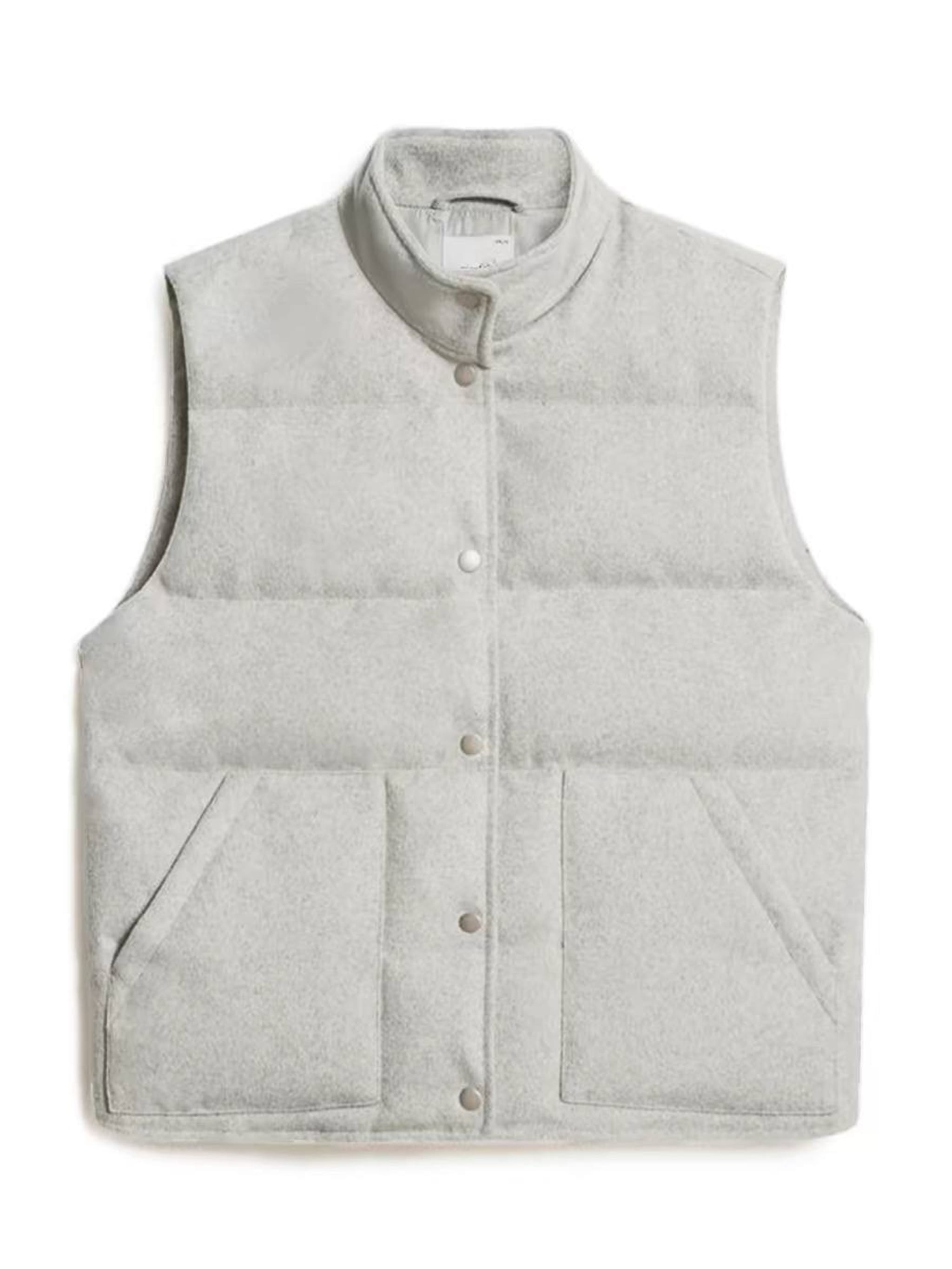 Утепленный жилет из шерсти с 90% утиным пухом