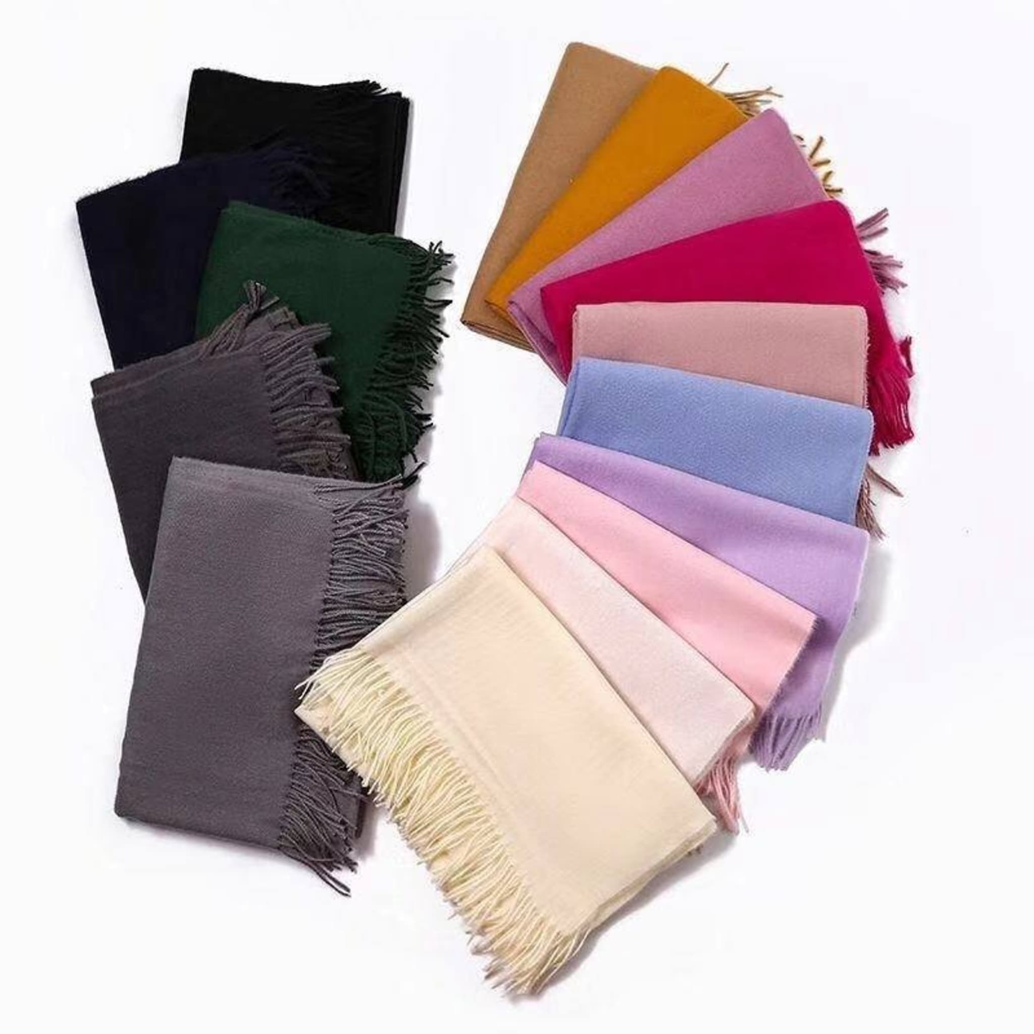 Подарочный кашемировый шарф в коробке, 70x180 см