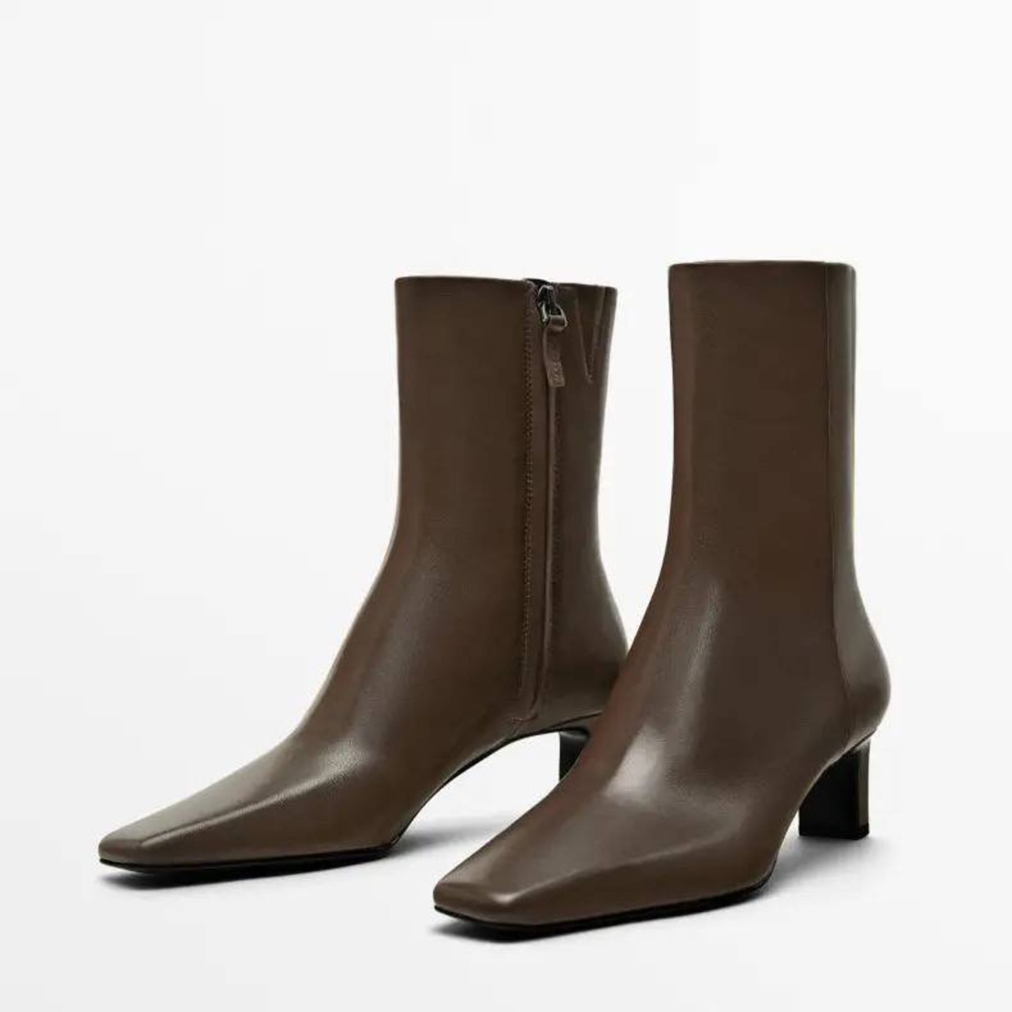 Женские полусапожки MD из натуральной кожи