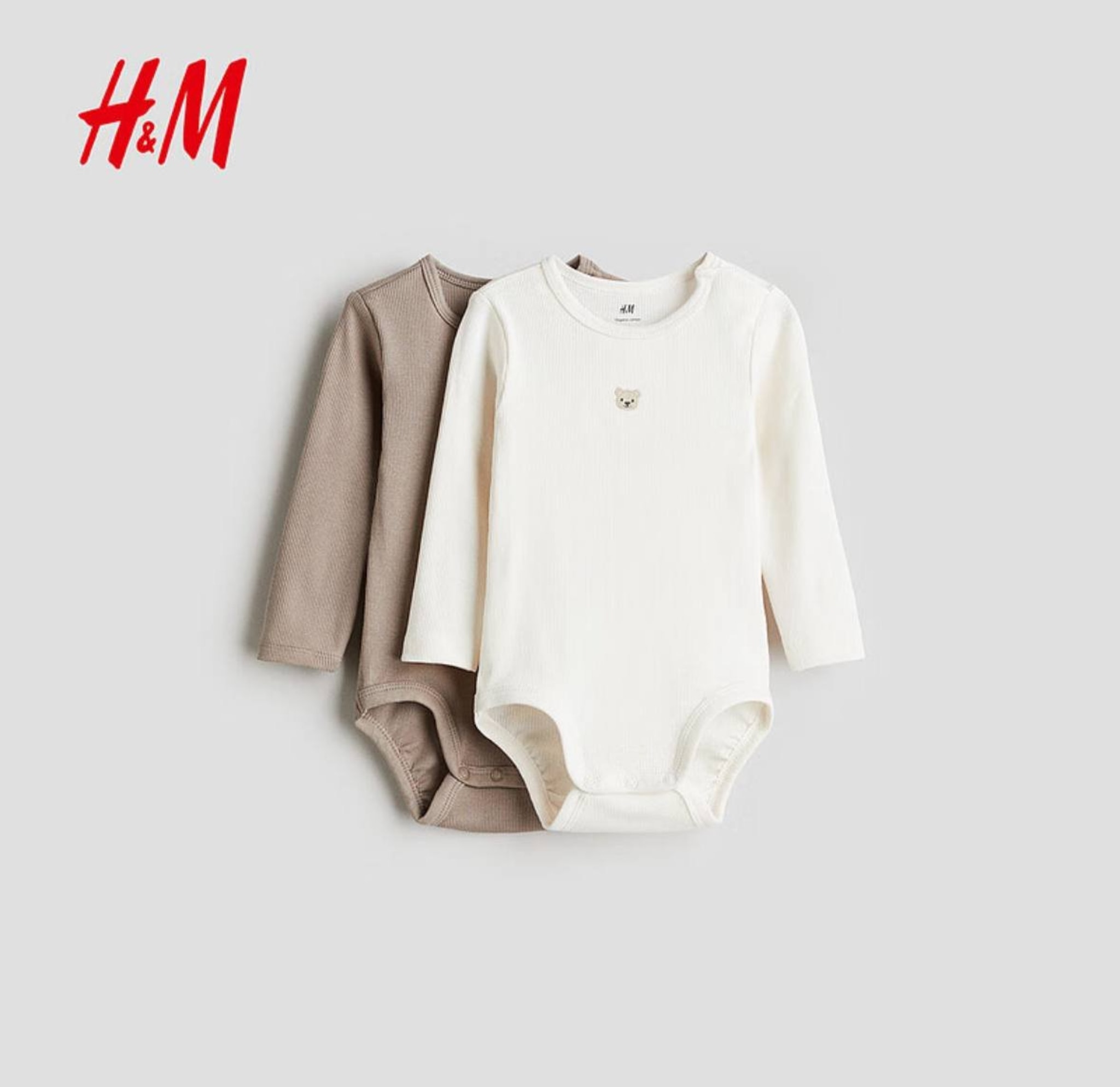 Комплект из 2-х комбинезонов H&M для девочек 0-3 года