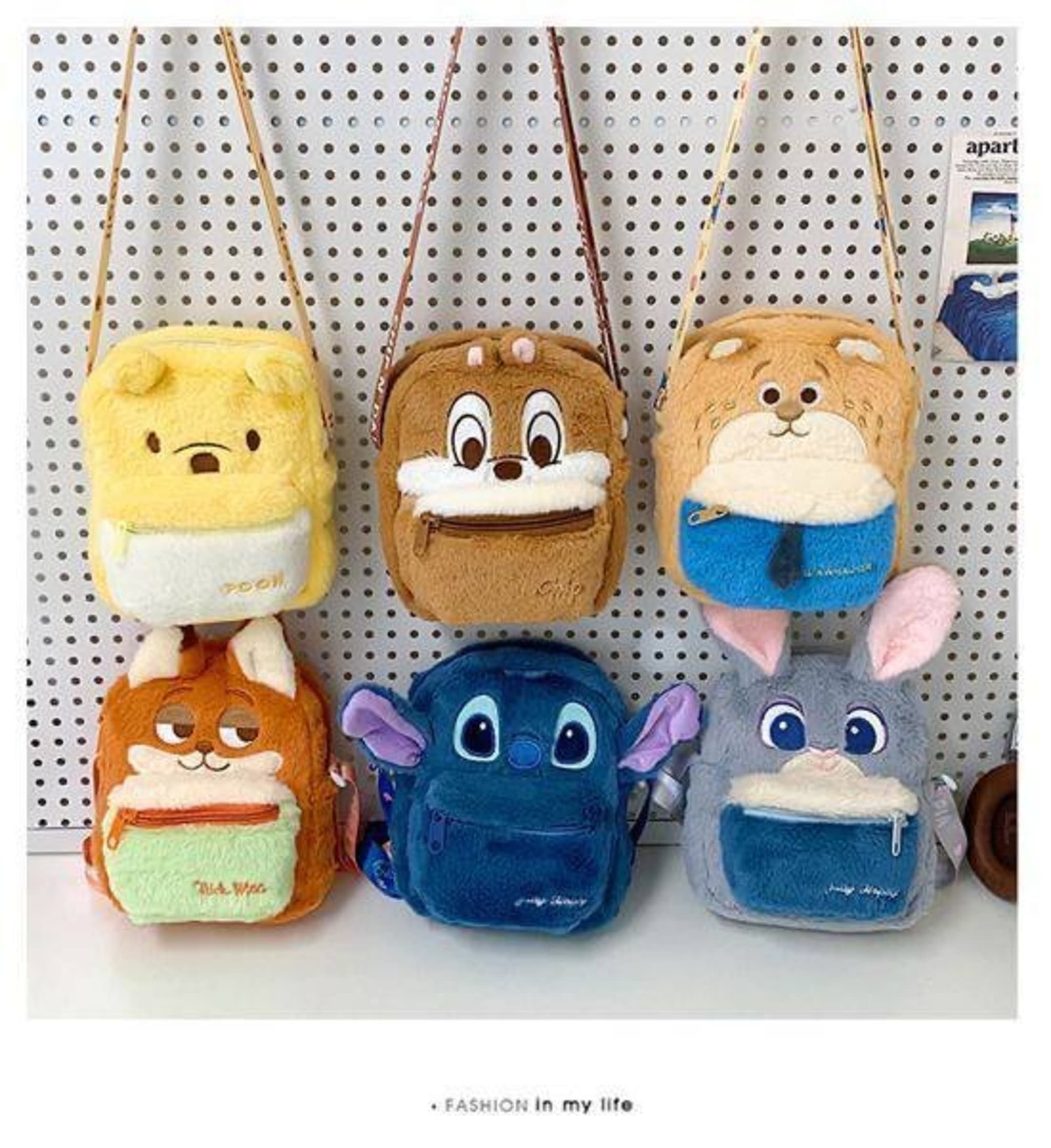 Детский плюшевый рюкзачок с животными