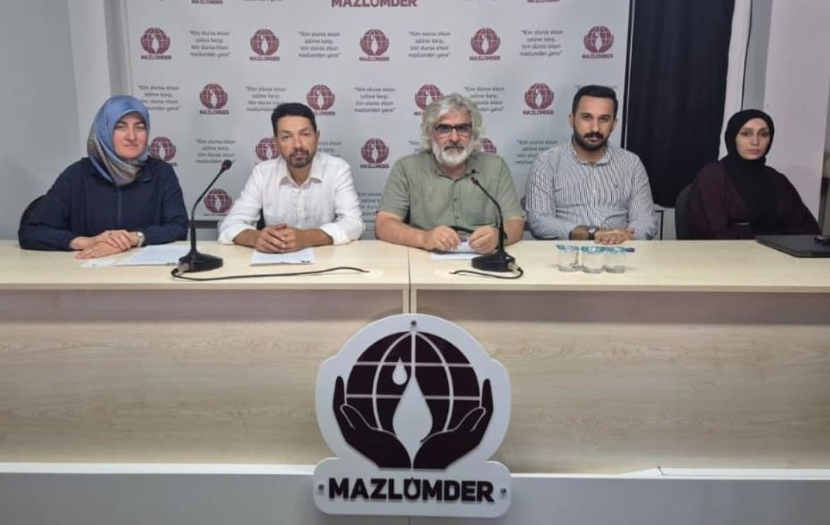 "Türkiýe biziň doganlarymyz üçin «howpsuz duralga» derejesini ýitirdi". Mazlumder guramasynyň metbugat ýygnagy.