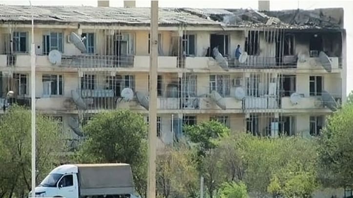Türkmenistan: Weýran bolan Abadan partlamalardan iki aý soň.