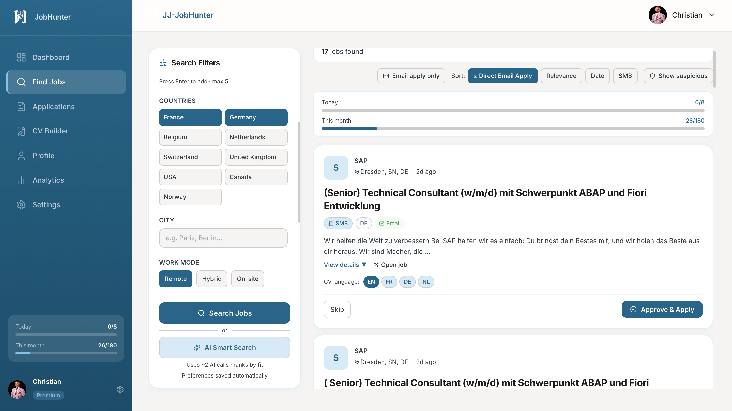 JJ-JobHunter Job Search