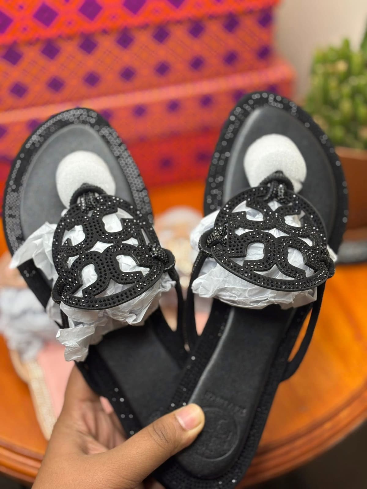 The Signature Rhinestone Slide 3