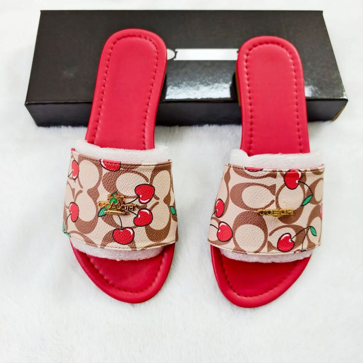 Flora Luxe Print Slides 🌺