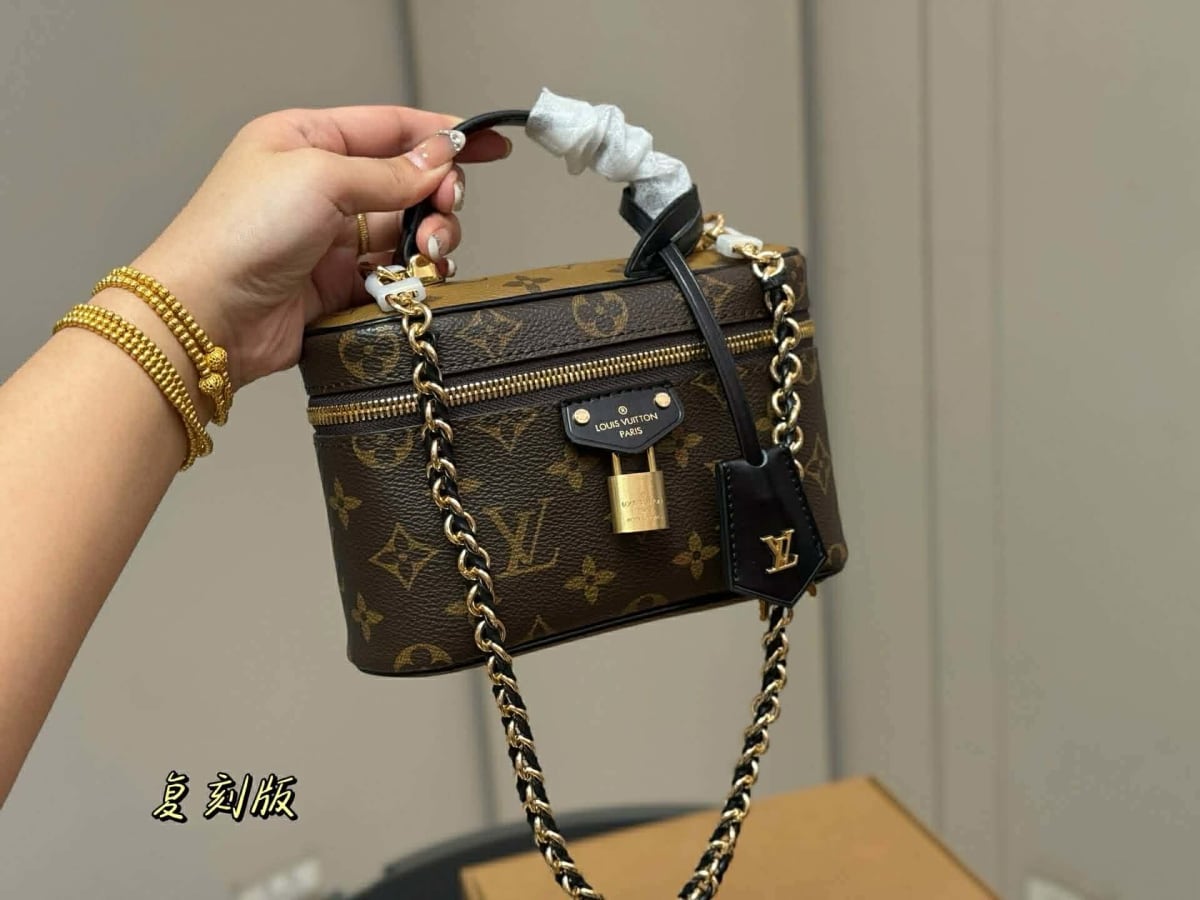 The Luxe Monogram Box Bag