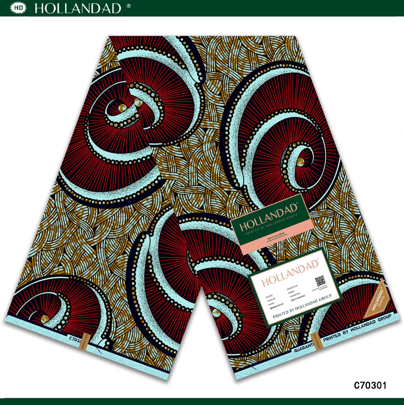Classic Royalty Ankara Fabric Holland Wax