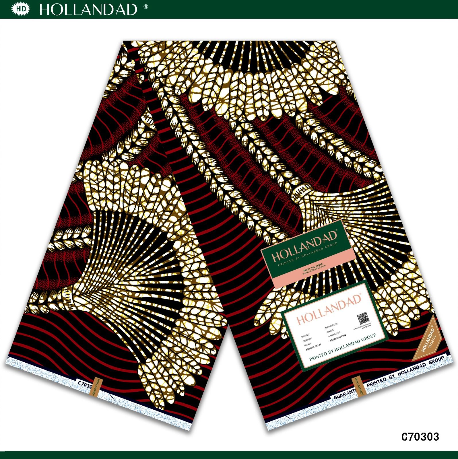 Golden Leaf Prestige Ankara Holland Wax