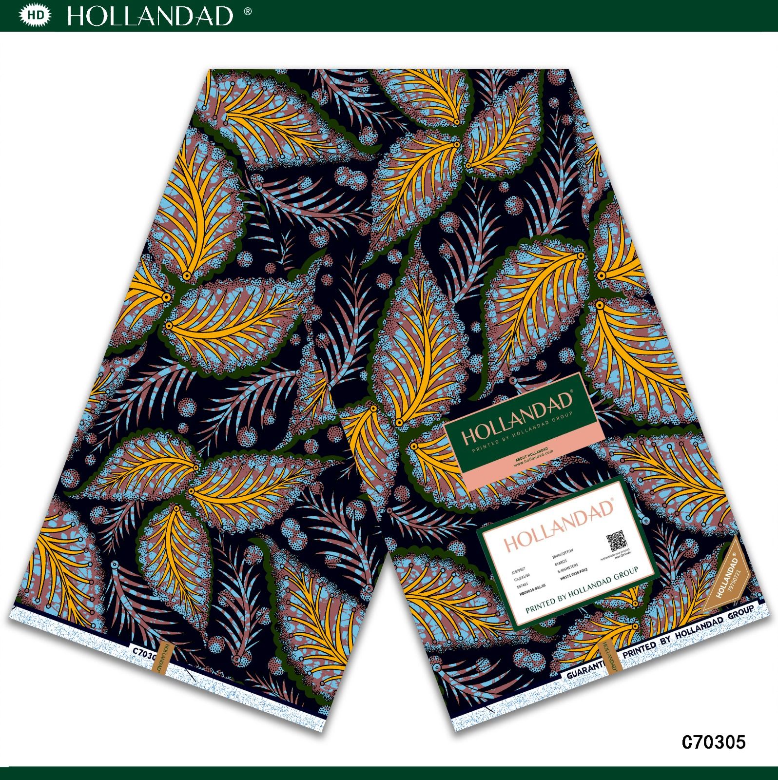 Golden Leaf Prestige Ankara Holland Wax