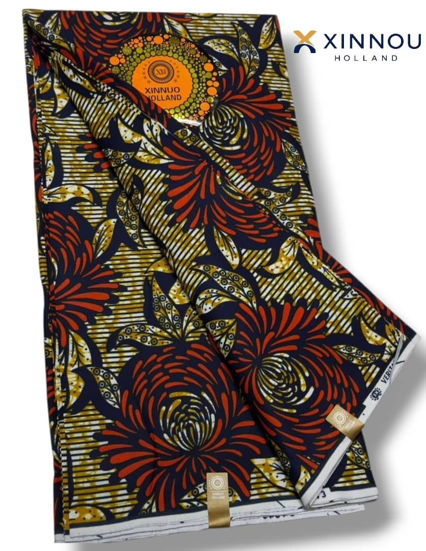 Xinnuo Royal Vine Premium African Wax – 6 Yards