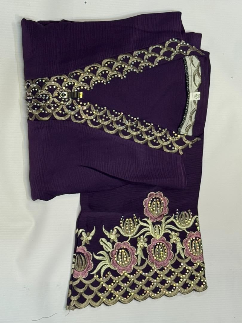 Imperial Plum Heritage Dubai Abaya